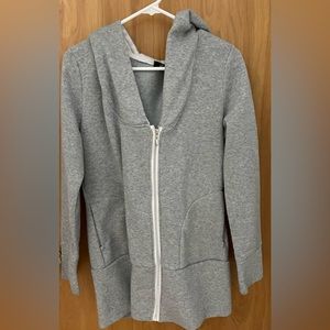 Grey Zip up sweatshirt